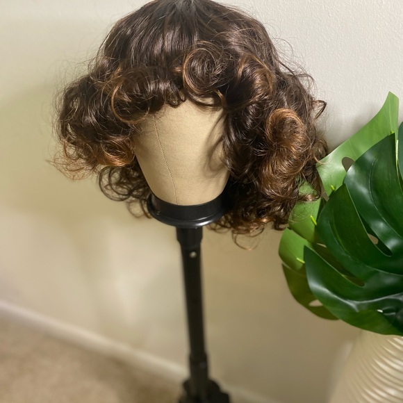 Premium fiber brown and honey blonde mix - Picture 4 of 5